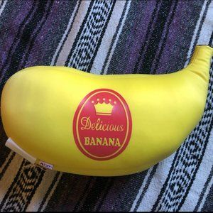 NWT Delicious Banana Microbead Plush